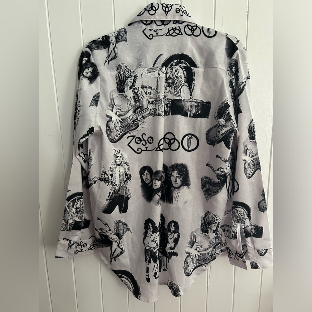 Led Zeppelin Button Up - Picture 2 of 5